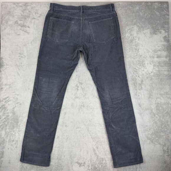 J CREW The Sutton Mens Corduroy Pants Grandpa Dark Business Casual Flat Front - Picture 4 of 8